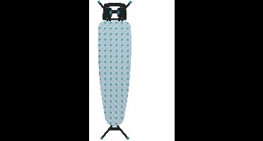 Airpro Basic Strijkplank Maat M 114 x 36 cm – Verstelbaar in Hoogte (9 standen) – Kinderslot - Strijkplanken – Stoomdoorlatende strijkplankhoes – Stevig Frame – Oeko-Tex & Better Cotton