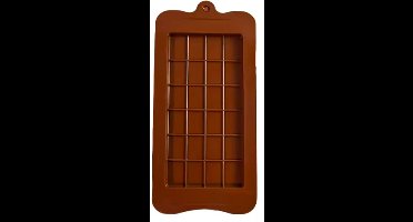 New Age Devi - Siliconen chocoladevorm - Mal voor chocoladereep - Chocolademal - Dunne chocoladereep 16807CM - Bruin - Zelfgemaakte Chocolade - Chocolate Mold