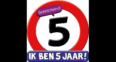 Huldeschild 5 Jaar Kind