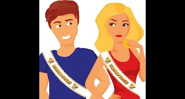 Paper Dreams Partysjerp Kampioenen 180 Cm Polyester Wit/goud