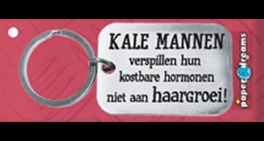 Paper Dreams | RVS sleutelhanger | Kale mannen