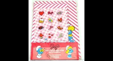 Postpapier - Smurfen - Papier - Enveloppen - Stickers