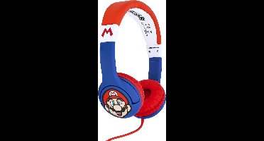 Super Mario - kinderkoptelefoon met volumebegrenzing - verstelbaar - comfortabel