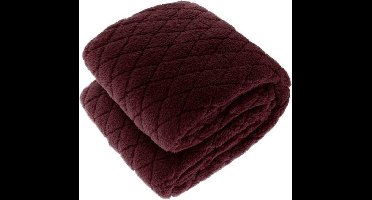 D- Unique Living | Plaid Ezra 150x200cm tawny port