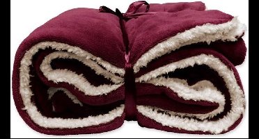 Unique Living Lars - Fleece - Plaid - 150x200 cm - Tawny Port