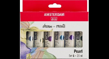 Amsterdam Standard Series acrylverf parelmoer set | 6 × 20 ml