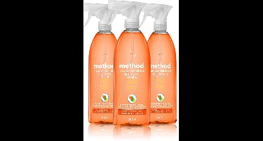 Method keukenreiniger spray verwijdert vet + vuil - 3 x 828 ml