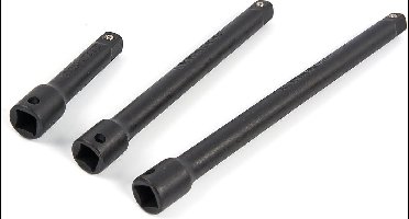 3 Delige 3/8" Kracht Verlengstukkenset Voor Krachtdoppen