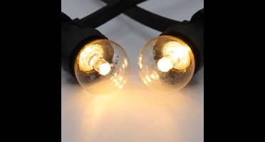 Lichtsnoer - dimbaar - 35 meter met 70 lampen - 2W LED lampen met lens - kleur van gloeilamp (2650K) - dimmer met afstandsbediening