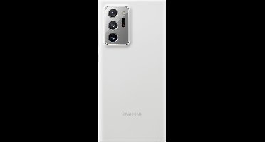 Samsung silicone Hoesje - Samsung Galaxy Note 20 Ultra - Wit