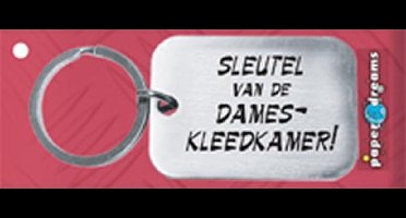 Paper Dreams | RVS Sleutelhanger | Sleutels van de dames-kleedkamer