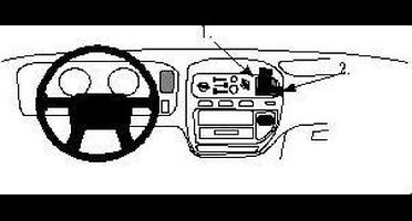 Brodit ProClip houder geschikt voor Mitsubishi L400/ Space Gear 1995-2005 Angled mount