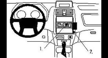 Brodit ProClip houder geschikt voor Mitsubishi Space Star 1999-2002 Angled mount