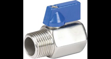 Profec Mini kogelkraan RVS 316 3/8" binnendraad x buitendraad 40bar