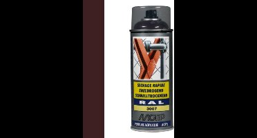 Motip industrial acryllak hoogglans RAL 3007 donkerrood - 400 ml