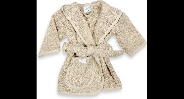 Funnies Badjas Junior Katoen Crème Maat 50/80