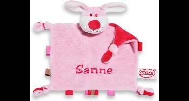 Funnies Knuffeldoekje Hond Junior 20 Cm Polyester Roze