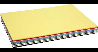 Gekleurd Karton, A2 420x594mm diverse kleuren, 300 div vellen | Knutselkarton