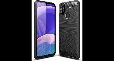 Just in Case hoesje geschikt voor Samsung Galaxy M31 - Rugged TPU - Zwart