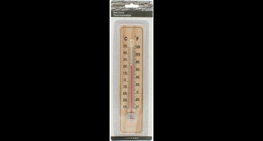 Thermometer  Licht Beukenhout