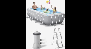 Intex Rectangular Ultra Framepool 400X200X100 CM Hoog