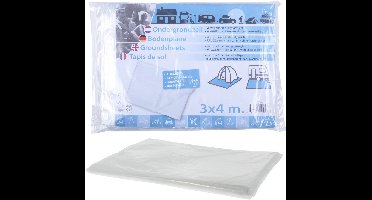 Basic Folie Grondzeil 3x4 m Transparant