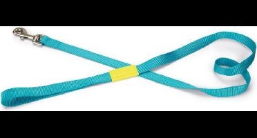 Beeztees nylon Looplijn Uni lichtblauw 120 cm x 20 mm