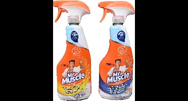 1 x Mr Muscle badkamer reiniger  + 1 x Mr Muscle keuken reiniger