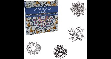 Mandala Cards Kleurboek Sensations Craft Blauw