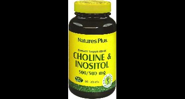 Choline & Inositol 500/500 mg (60 Tablets) - Nature's Plus