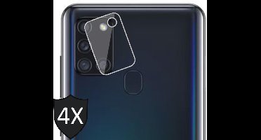 Camera Screenprotector geschikt voor Samsung A21s - 4x Screen Protector Glas
