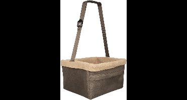 PetSafe Happy Ride Booster Seat - Autostoel voor kleine honden - Zitverhoger voor in de auto - Verkrijgbaar in 3 maten - Kleur bruin - Medium