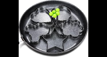 4 Stuks Gebakken Ei Vormpjes Set Houders Keukengerei Eierkoker Rvs Non-stick Koekenpan Keuken Gereedschap Accessoires