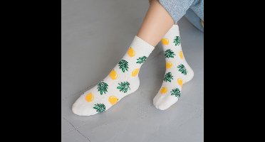 Hiden - Sneaker sokken - Sokken Heren - Sokken Dames - Geschenkset Maat 36-40 - Lemon