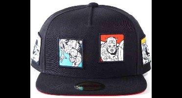 Marvel Snapback Pet Retro Zwart