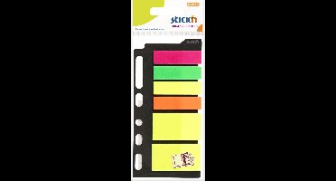 Stick'n Organiser Notes klein - neon geel & film index tabs - bladwijzers