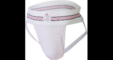 MM Sports The Original No. 10 Swimmer/Jogger Jockstrap 3 inch White - MAAT XXL - Heren Ondergoed - Jockstrap voor Man - Mannen Jock