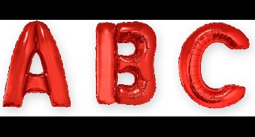 ESPA - Rode aluminium letter ballon