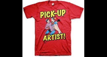 DC Comics Superman Heren Tshirt -L- Pick-Up Artist Rood