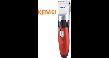 Kemei Elektrische oplaadbare Tondeuse Trimmer Pole Kapper Met 4 Gids Kammen Haar