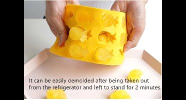 Ananas Siliconen Ijs Mallen Vierkant Diy Ice Cube Klontjes Mal Silicone ijs mal Tray Fruit Chocolade Doe het zelf Candy Bar Keuken gereedschap