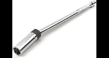 HBM bougiesleutel magnetisch met kniegewricht extra Lang 3/8 opname