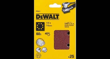 DeWALT DT3031 P60 Schuurpapier 1/4 Velcro VE=25