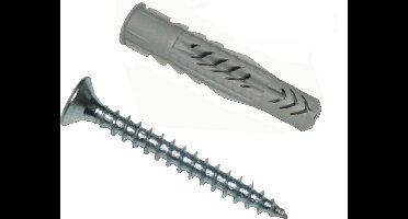 Fischer UX 6x35 R S Universele plug met schroef (10 stuks)