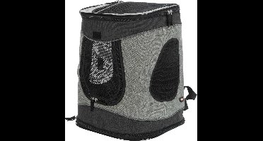 Trixie - Honden Rugtas - Timon - Grijs - 34X30X44 cm - Hele Kleine Honden
