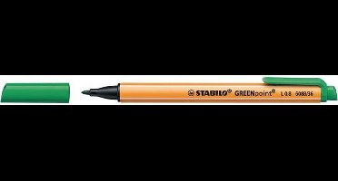 STABILO Fineliner GREENpoint 0,8 mm, groen (doos 10 stuks)