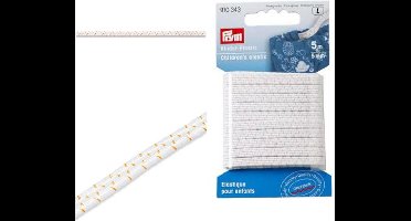 Kleuterelastiek 5 mm wit 5 m - Elastiek - Prym