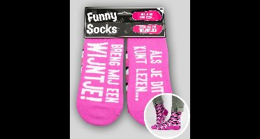 Funny Sokken – Breng mij een wijntje