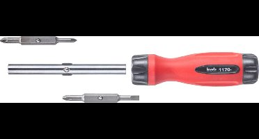 schroevendraaier 4 in 1 dubbele bit KWB