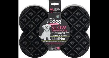 Lickimat - Slowfeeder/ voerbak voor honden - Slodog - Zwart Small